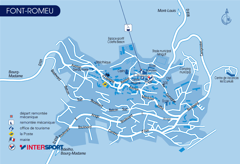 Plan Intersport FONT ROMEU